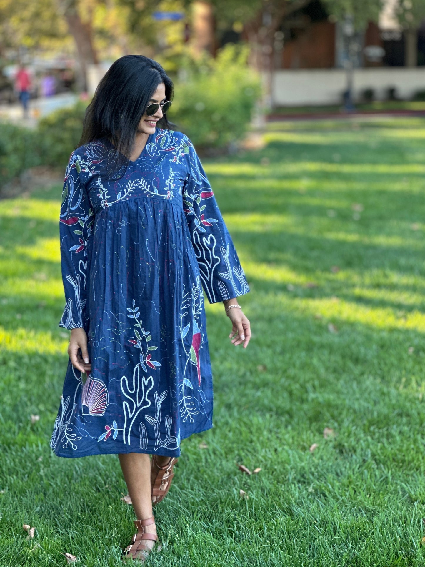Blue Marine Midi Dress