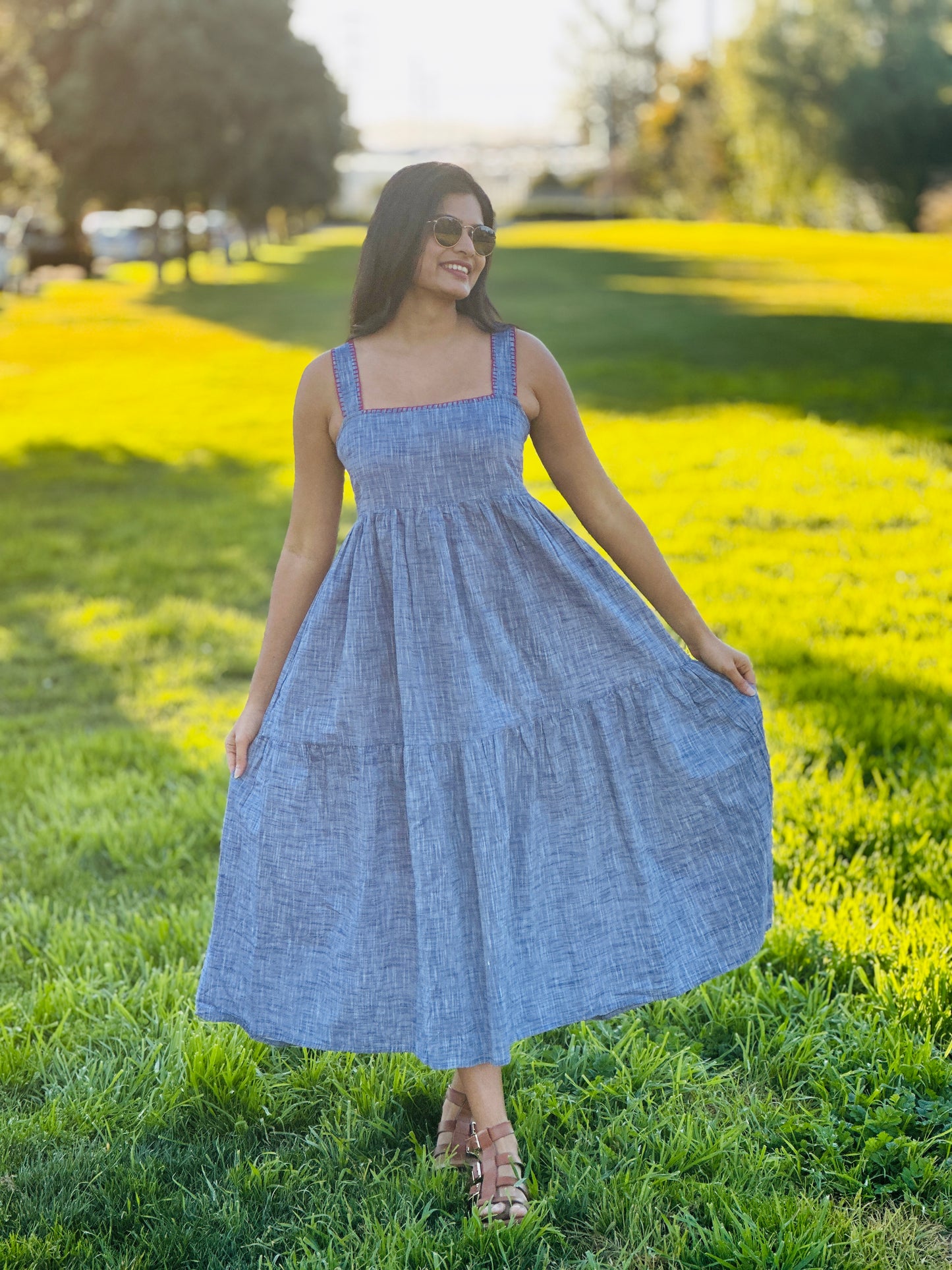 Mauve Midi Dress